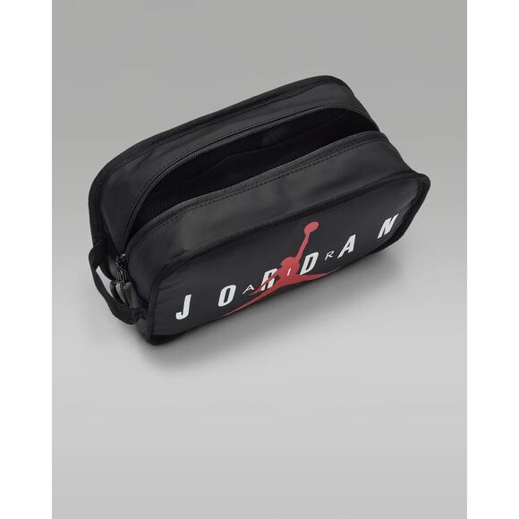 Jordan Travel Dopp Kit Toiletry Bag Black Red Jumpman Logo NWT 9A0473 - Picture 5 of 16